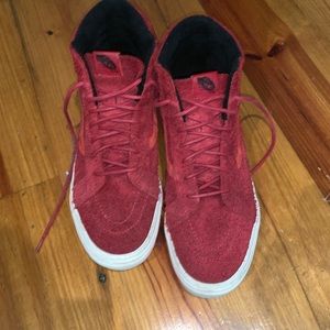 Vans 2016 Chinese New Year Red Suede Hightops